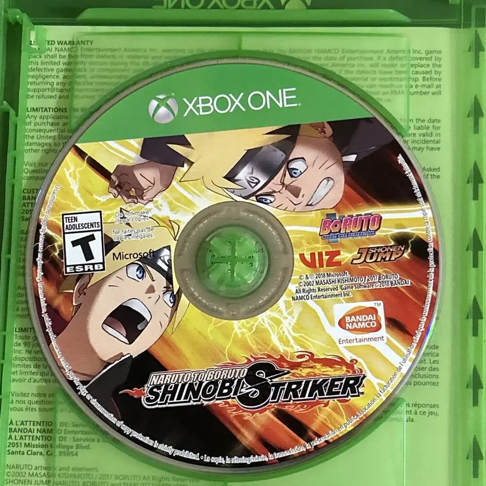 Naruto to Boruto Shinobi Striker Xbox One Bandai Namco 2018 Tested & Working